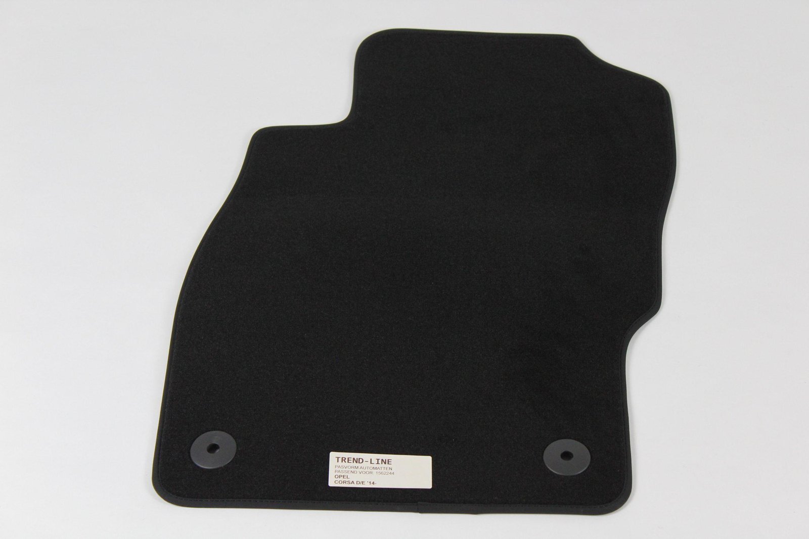 4-delige set voor Opel Corsa E (2015-2020) hatchback velours automatten