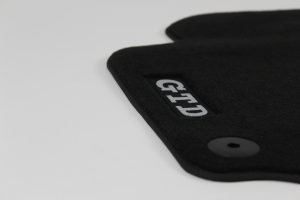 Automatten Volkswagen Golf 6 GTD  (2007-2012) - Velours zwart