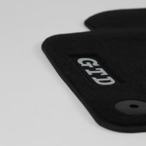 Automatten Volkswagen Golf 6 GTD  (2007-2012) - Velours zwart