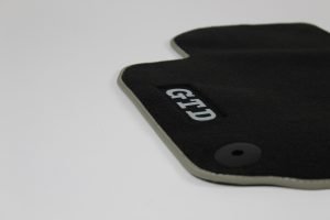 Automatten Volkswagen Golf 6 GTD  (2007-2012) - Velours grijs