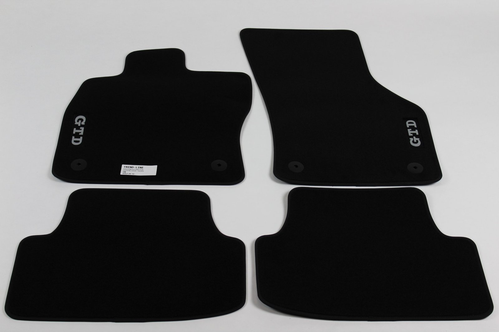 Automatten Volkswagen Golf 7 GTD (2012-2020) - Velours zwart - Afbeelding 3