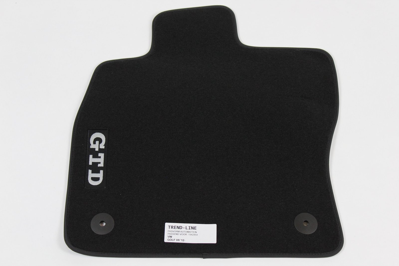 Automatten Volkswagen Golf 7 GTD (2012-2020) - Velours zwart - Afbeelding 2